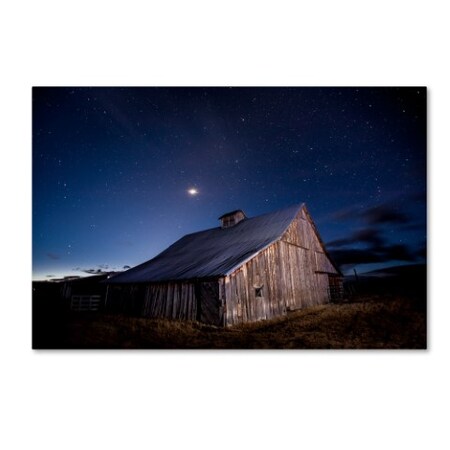 Trademark Fine Art Dan Ballard 'Painted Barn' Canvas Art, 12x19 ALI8013-C1219GG